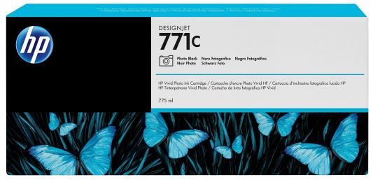 Струйный картридж HP B6Y13A №771С черный для HP Designjet Z6200