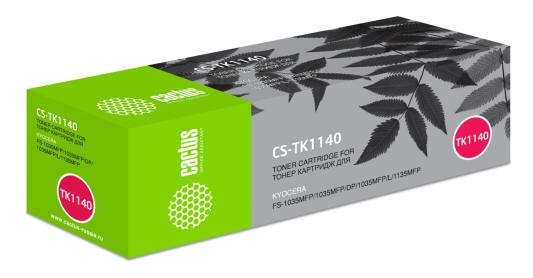 Картридж Cactus CS-TK1140 для Kyocera FS-1035MFP DP/1135MFP черный 7200стр