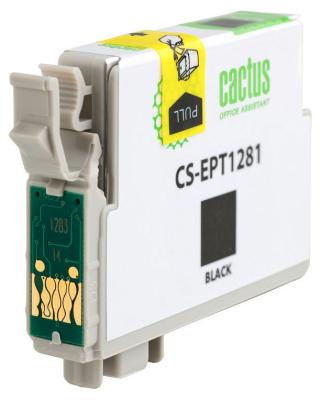 Струйный картридж Cactus CS-EPT1281 черный для Epson Stylus S22/SX125/SX420/SX425/BX305 255стр.