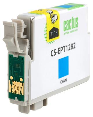 Струйный картридж Cactus CS-EPT1282 голубой для Epson Stylus S22/SX125/SX420/SX425/BX305 260стр.