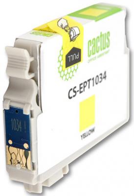 Струйный картридж Cactus CS-EPT1034 желтый для Epson Stylus Office T1100/TX510/TX510fn/TX550/TX550w 820стр.