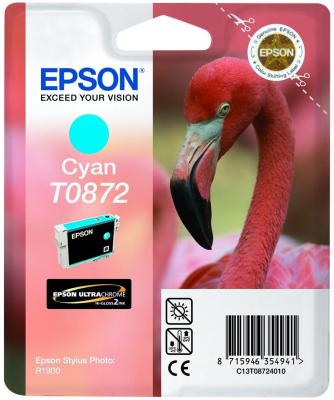 Картридж Epson C13T08724010 для Epson Stylus Photo R1900 голубой