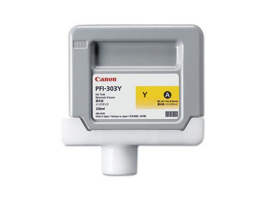 Картридж Canon PFI-303 Y для iPF815 825 желтый