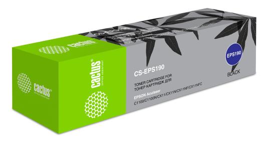 Картридж Cactus CS-EPS190 для Epson AcuLaser C1100/C1100N/CX11/CX11N/CX11NF/CX11NFC черный 4000стр