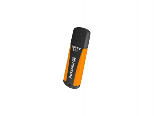 Флешка USB 8Gb Transcend Jetflash 810 TS8GJF810 USB3.0 черный-оранжевый