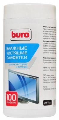 Влажные салфетки BURO BU-TSCRL 100 шт 98235