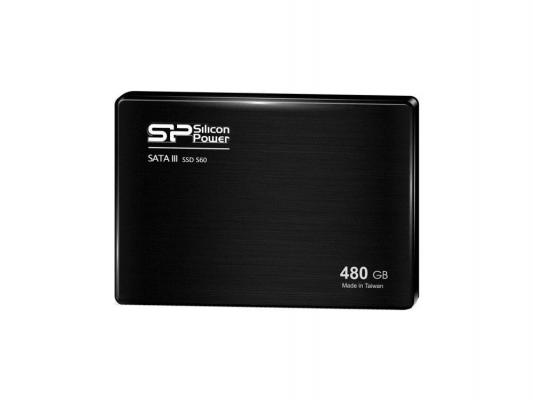 Твердотельный накопитель SSD 2.5" 480 Gb Silicon Power SATA III S60 (R550/W500MB/s) (SP480GBSS3S60S25)