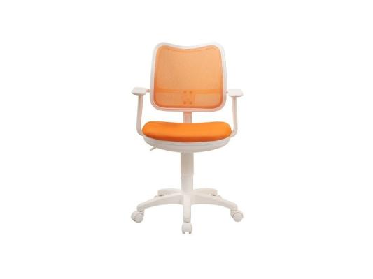 Кресло Buro CH-W797/OR/TW-96-1 спинка сетка оранжевый сиденье оранжевый TW-96-1 пластик белый