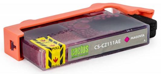 Картридж Cactus CS-CZ111AE №655 для HP DJ IA 3525/5525/4515/4525 пурпурный