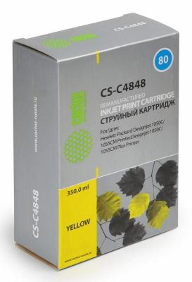 Картридж Cactus CS-C4848 для HP DesignJet 1050C/1055CM/1000 желтый