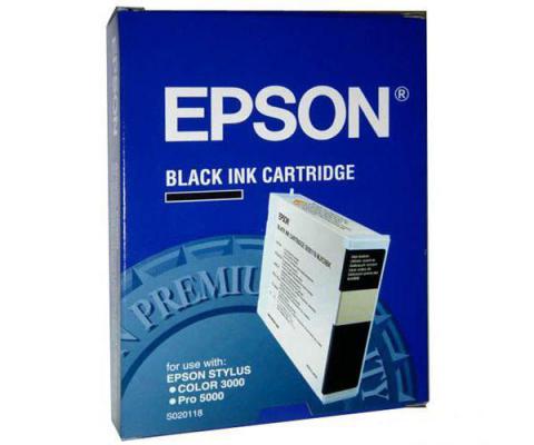 Картридж Epson C13S020118 для Epson Stylus Color 3000/ Pro 5000 черный