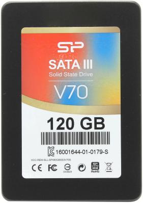 Твердотельный накопитель SSD 2.5" 120 Gb Silicon Power SP120GBSS3V70S25 Read 550Mb/s Write 510Mb/s MLC