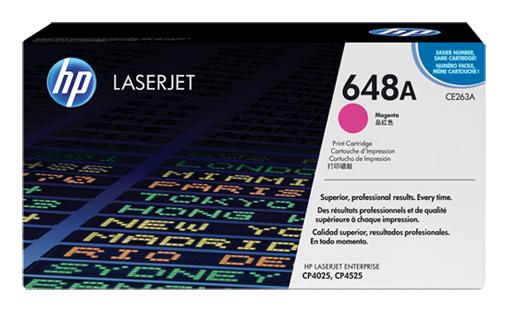 Картридж HP CE263AC для Color LaserJet CP4025/4525 пурпурный