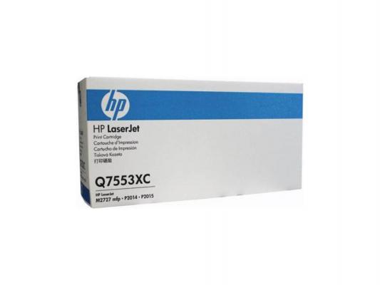 Картридж HP Q7553XC для LaserJet Р2014 черный