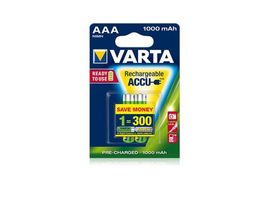 Аккумулятор Varta 05703301412 1000 мАч AAA 2 шт