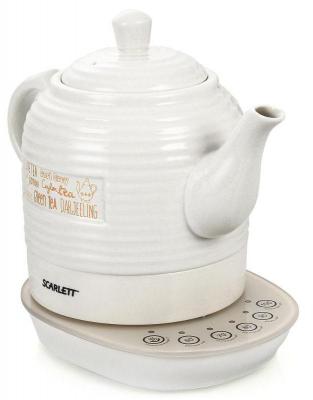 Чайник Scarlett SC-EK24C02 1850 Вт белый 1.3 л керамика
