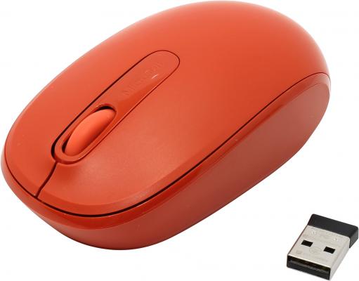 Мышь беспроводная Microsoft Wireless Mobile 1850 красный USB U7Z-00034