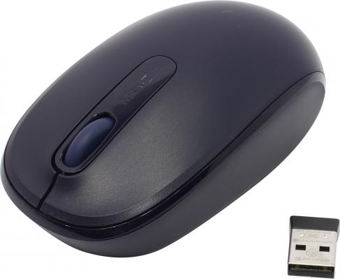Мышь беспроводная Microsoft Wireless Mobile 1850 темно-синий USB U7Z-00014