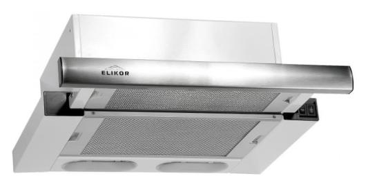 Вытяжка встраиваемая Elikor Интегра 60Н-400-В2Л серебристый