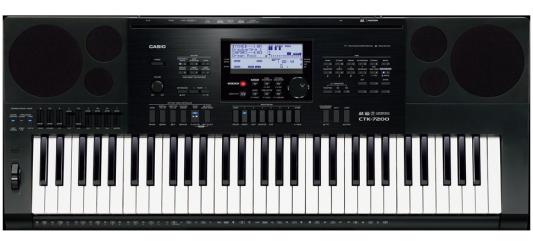 Синтезатор Casio CTK-7200 61 клавиша USB AUX SD черный