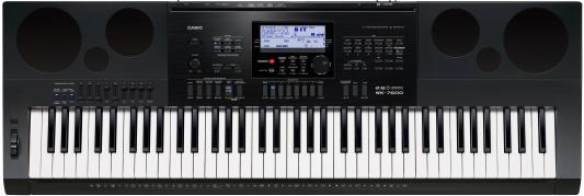 Синтезатор Casio WK-7600 76 клавиш USB AUX SD черный