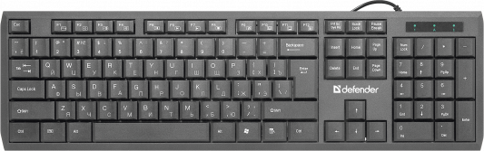 Клавиатура DEFENDER OfficeMate SM-820 USB черный 45820