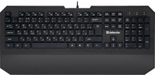 Клавиатура проводная DEFENDER Oscar SM-600 Pro USB черный 45602