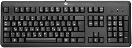 Клавиатура HP QY776AA USB черный
