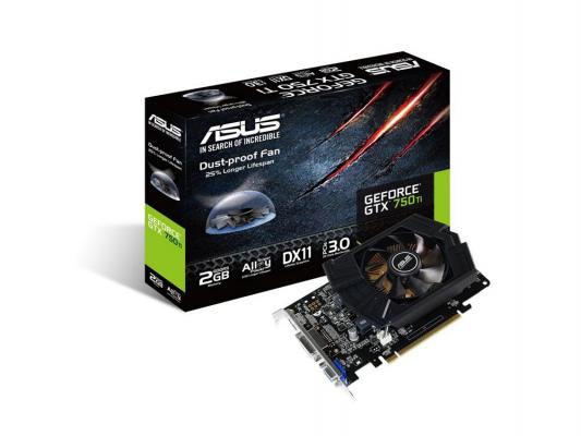 Видеокарта ASUS GeForce GTX 750 Ti GTX750TI-PH-2GD5 PCI-E 2048Mb 128 Bit Retail (750Ti-PH-2GD5)