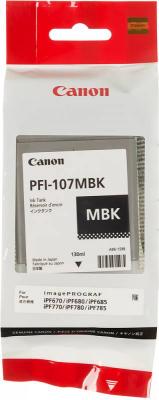 Картридж Canon PFI-107 MBK для iPF680/685/780/785 120стр Черный матовый