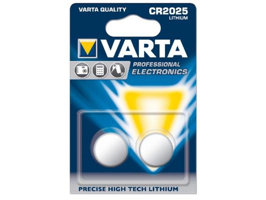 Батарейки Varta Electronics CR2025 2 шт