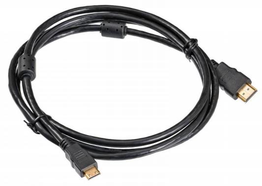 Кабель HDMI-mini HDMI 1.8м Buro DH&R позолоченные контакты ферритовые кольца черный MINIHDMI(M)1.8 817231