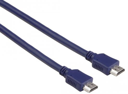 Кабель HDMI 1.5м HAMA H-20162 круглый синий