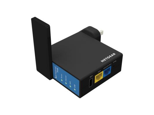 Беспроводной маршрутизатор NetGear PR2000-100EUS 802.11bgn 300Mbps 2.4 ГГц 2xLAN USB черный