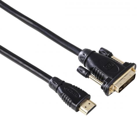 Кабель HDMI-DVI/D 2.0м позолоченные штекеры черный H-34033