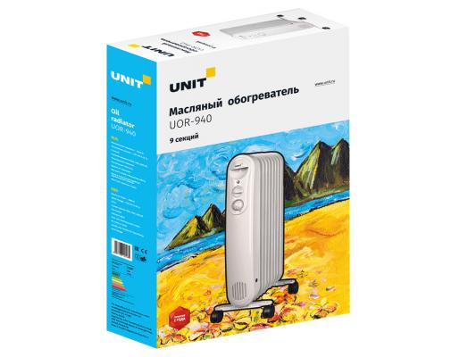Масляный радиатор Unit UOR-940 2000 Вт белый