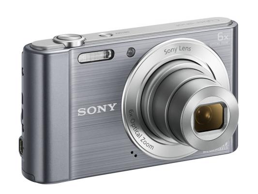 Фотоаппарат Sony DSC-W810SC 20Mp 6x Zoom серебристый