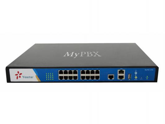 АТС IP Yeastar MyPBX U100 1U 16xRJ11 поддержка FXO FXS GSM BRI UMTS
