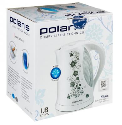 Чайник Polaris PWK 1822CLR 2200 Вт 1.8 л пластик белый голубой