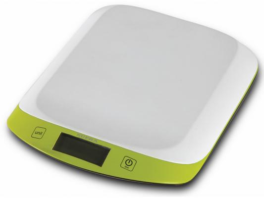 Весы кухонные Supra BSS-4098 зелёный белый