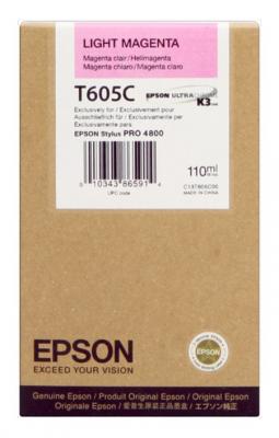 Картридж Epson C13T605C00 для Stylus Pro 4800 светло-пурпурный