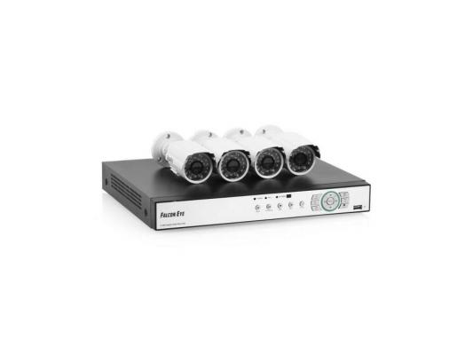 Комплект видеонаблюдения Falcon Eye FE-0216DE-KIT PRO 16.4 4 уличные камеры 16-ти канальный видеорегистратор установочный комплект