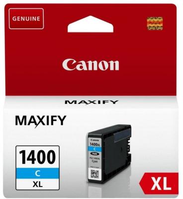 Картридж Canon PGI-1400XL C для MAXIFY МВ2040 МВ2340 голубой 900стр