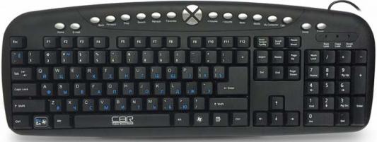 Клавиатура проводная CBR KB 340GM USB черный