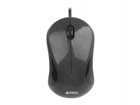 Мышь A4Tech N-320-1 серый USB