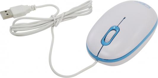 Мышь проводная CBR CM-180 белый USB
