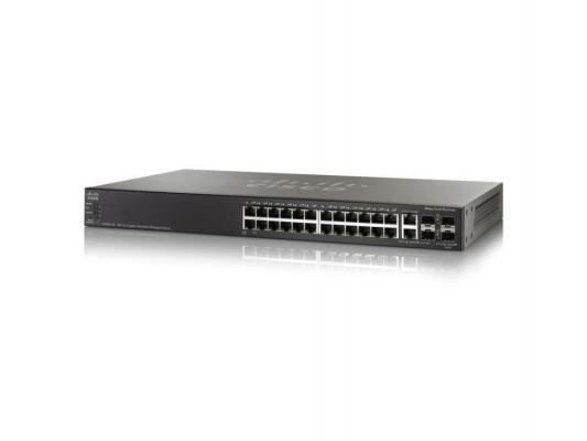 Коммутатор Cisco SB управляемый 24 порта 10/100Mbps 2xSFP SG500-28-K9-G5