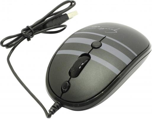 Мышь проводная A4TECH N-556FX-1 чёрный USB