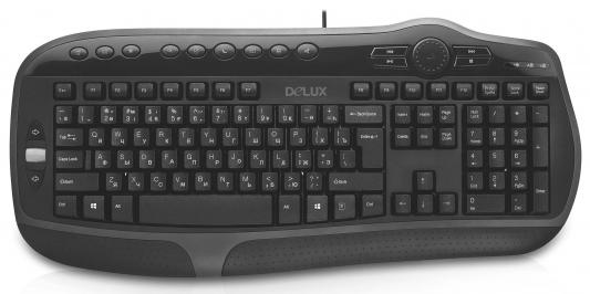Клавиатура Delux DLK-9050U USB черный