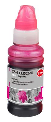 Чернила Cactus CS-I-CLI526M для CANON PIXMA iP4850/MG5250/MG5150/iX6550 100мл пурпурный